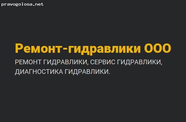 Отзыв на Ремонт-гидравлики hydraulics-service.ru