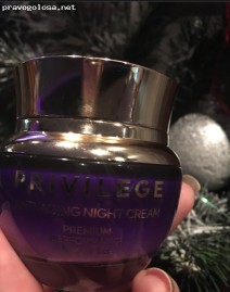 Отзыв на Privilege Крем для лица и шеи омолаживающий ночной