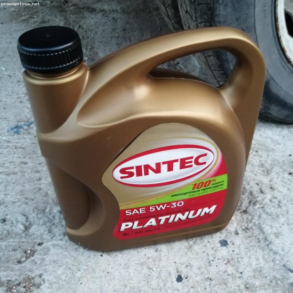 Отзыв на SINTEC моторное масло