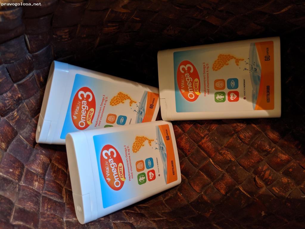 Отзыв на Omega 3 Forte Виталив