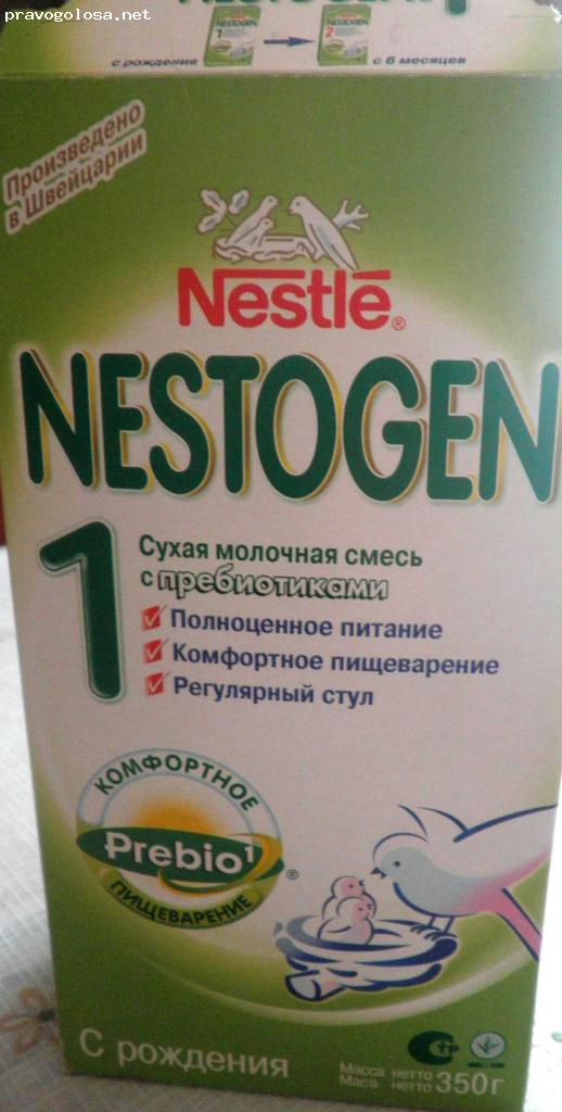 Отзыв на Детские молочные смеси Nestle Nestogen