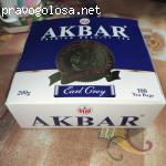 Чай Akbar Earl Grey черный байховый мелкий с ароматом бергамота (Серия медаль) отзывы