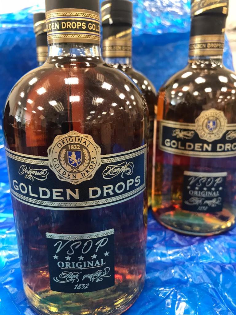 Отзыв на Коньяк Golden Drops