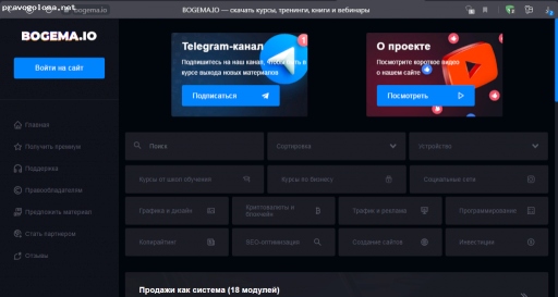 Отзыв на BOGEMA.IO
