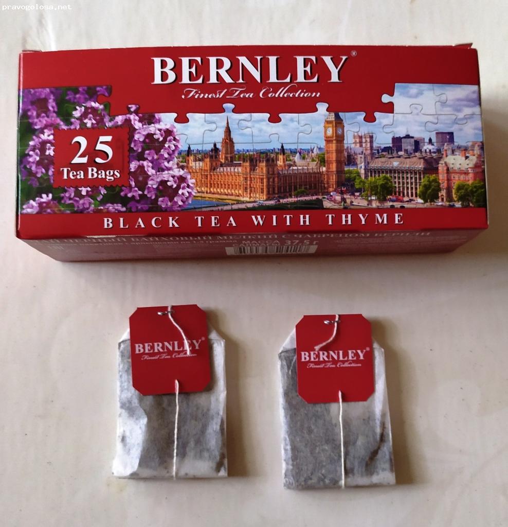 Отзыв на Чай черный Bernley With Thyme с чабрецом