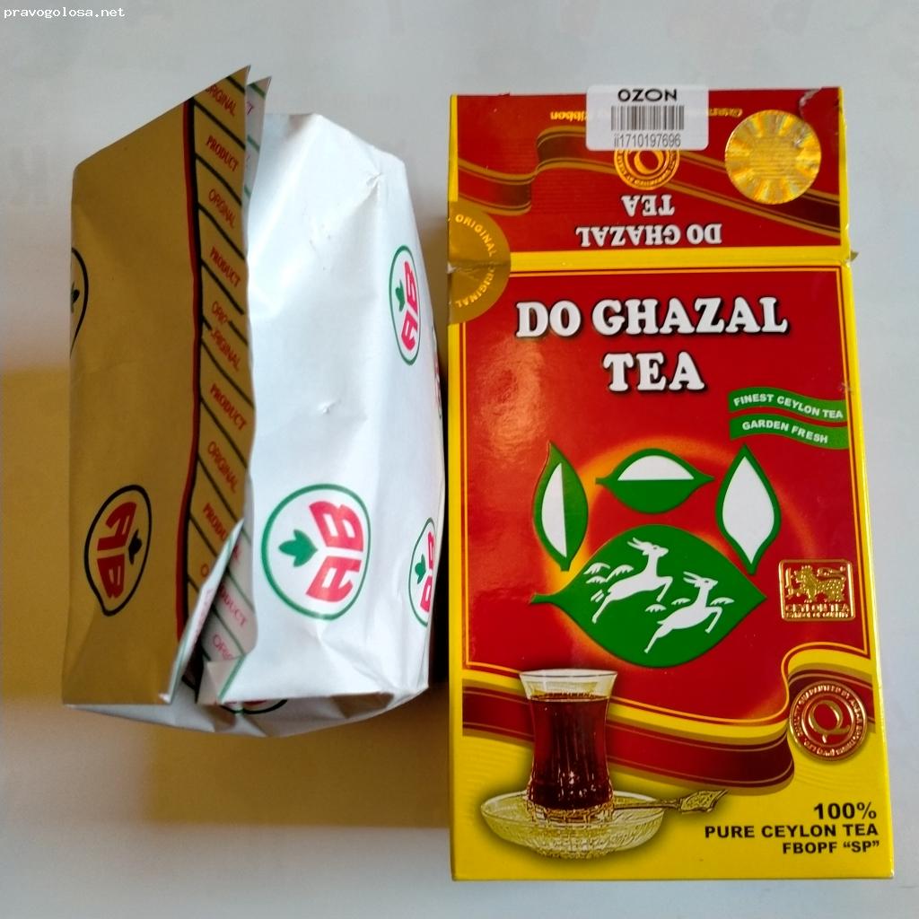 Отзыв на Чай Do Ghazal Pure Ceylon Tea FBOPF черный отборный цейлонский с добавлением большого количества тип