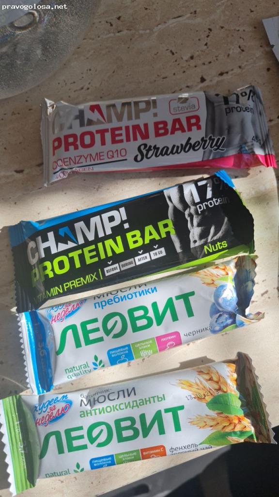 Отзыв на Злаковый батончик Леовит