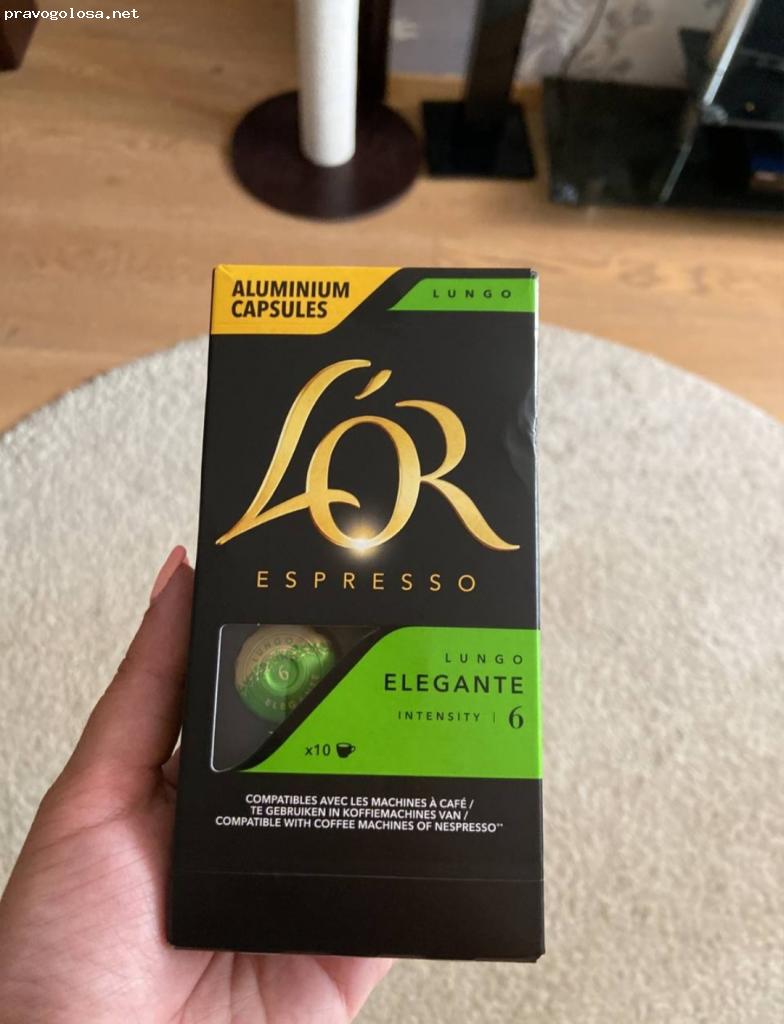 Отзыв на Кофе в капсулах Lor Espresso Lungo Elegante