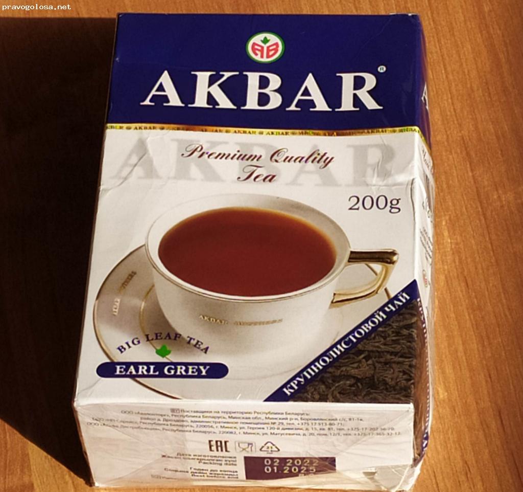 Отзыв на Чай Akbar Earl Grey крупнолистовой черный с бергамотом