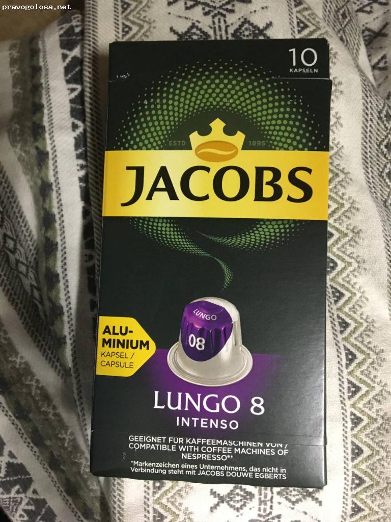 Отзыв на Кофе в алюминиевых капсулах Jacobs  Lungo #8 Intenso