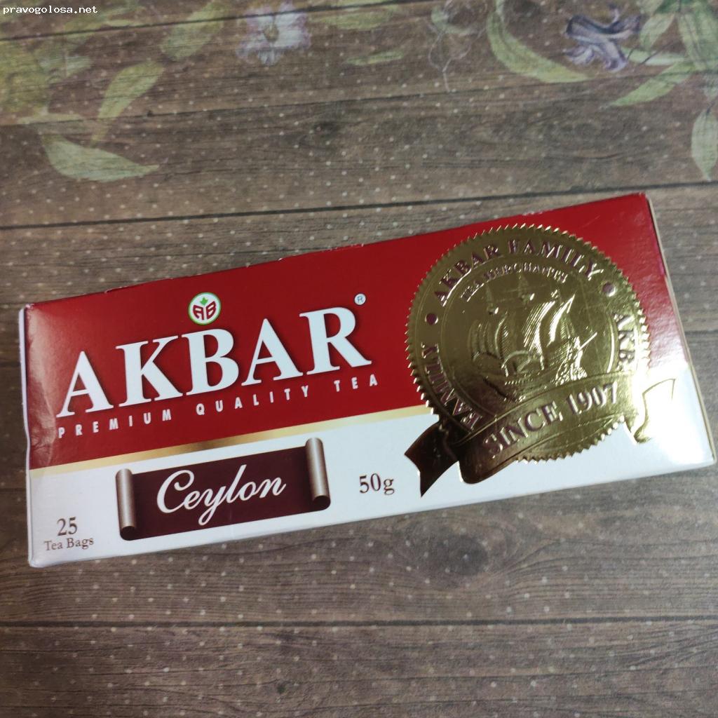 Отзыв на Akbar Сeylon Медаль 25 пак