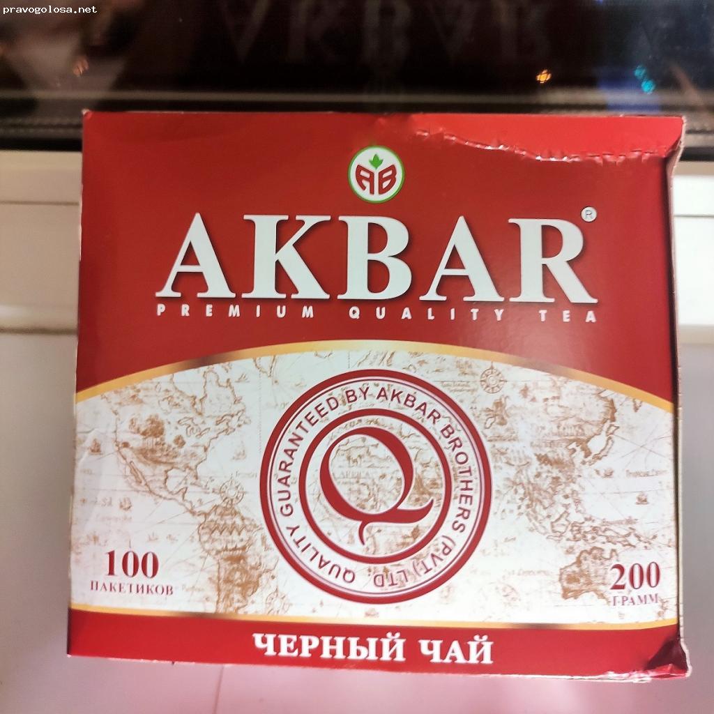 Отзыв на Чай черный Akbar "Классическая" серия, 100 пакетиков