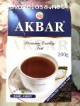 Akbar Earl Grey крупнолистовой черный чай, 200 г отзывы