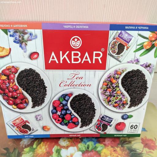 Отзыв на Akbar Tea Collection подарочный набор чая, 60 конвертов