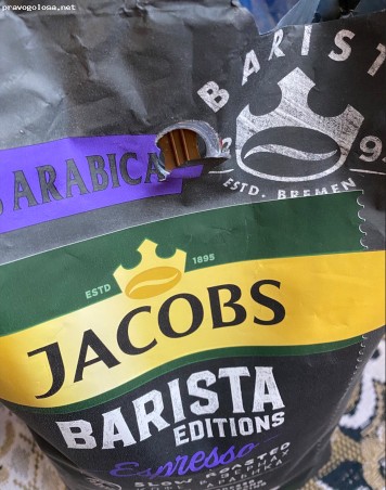 Отзыв на Кофе в зернах Jacobs Barista Editions Espresso