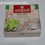 Чай Akbar Earl Grey черный байховый мелкий с ароматом бергамота (Серия медаль) отзывы