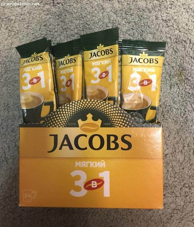 Отзыв на Кофе растворимый Jacobs 3в1 мягкий