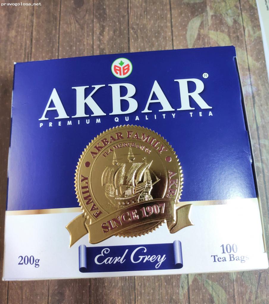 Отзыв на Akbar Earl Grey Медаль 100 пак