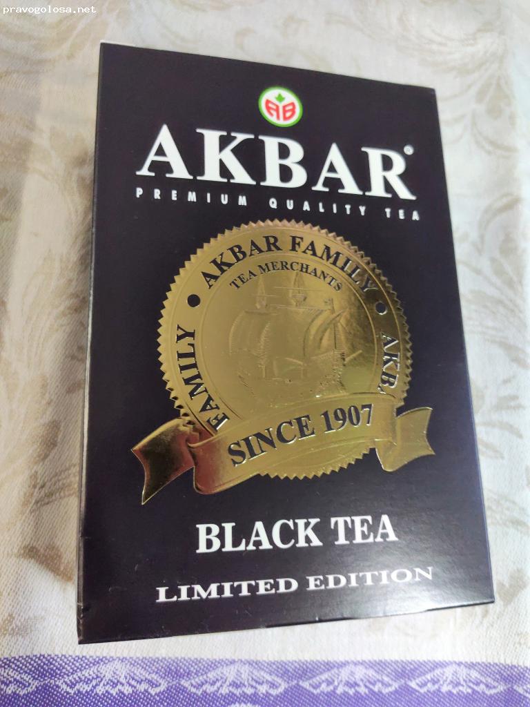 Отзыв на Akbar Limited Edition листовой черный чай, 200 г