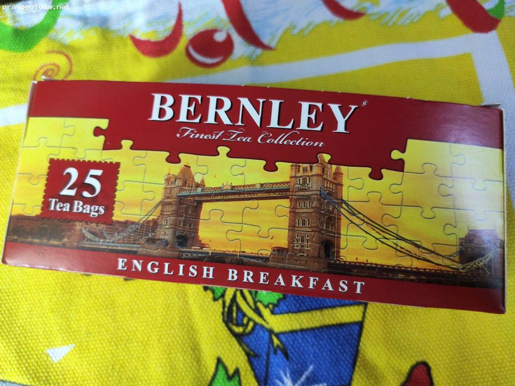 Отзыв на Чай черный Bernley English Breakfast, 25 пакетиков