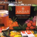 Чай Akbar Северные Ягоды и Травы черный пакетированный с чабрецом отзывы