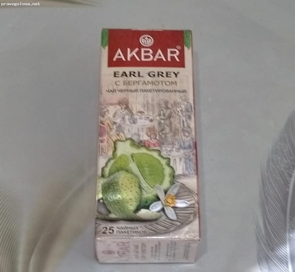 Отзыв на Чай Akbar Earl Grey черный байховый мелкий с ароматом бергамота (Серия медаль)