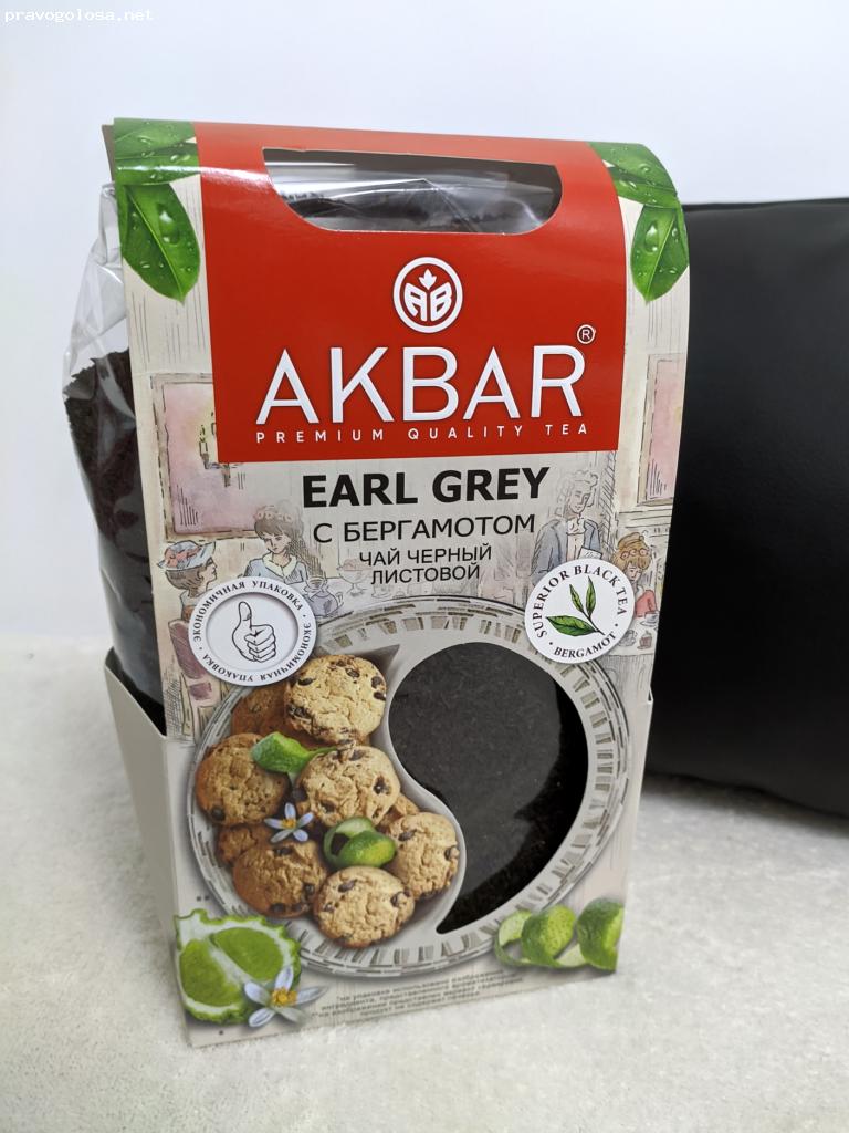 Отзыв на Akbar "Корзинка" Earl Grey листовой черный чай 500 г