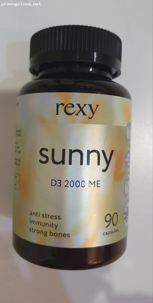 Отзыв на Витамин Rexy sunny D3 2000 ME