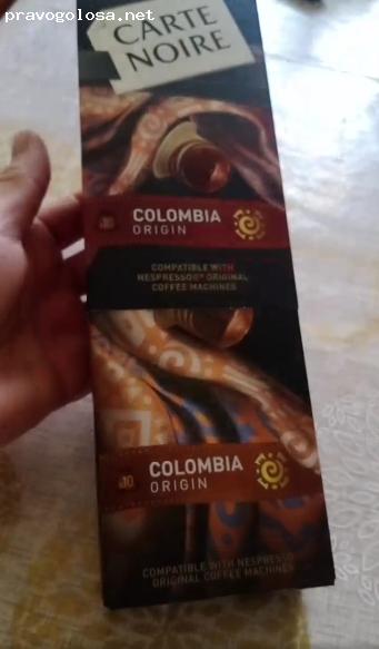 Отзыв на Кофе в алюминиевых капсулах Carte Noire Colombia Origin