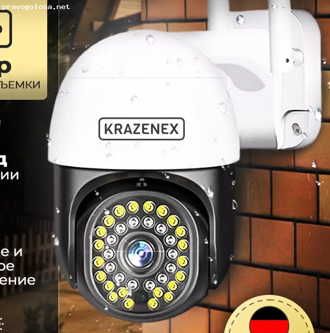 Отзыв на krazenex Камера видеонаблюдения уличная с сим картой 4G