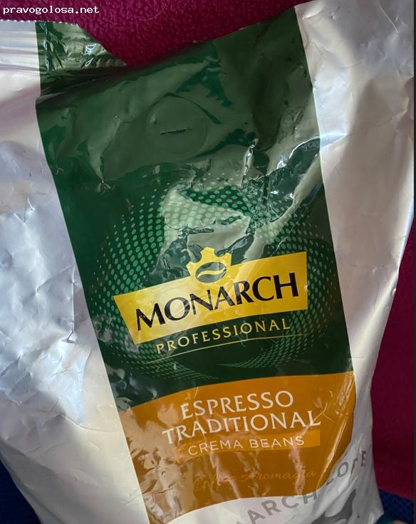 Отзыв на Кофе в зернах Professional Monarch Espresso