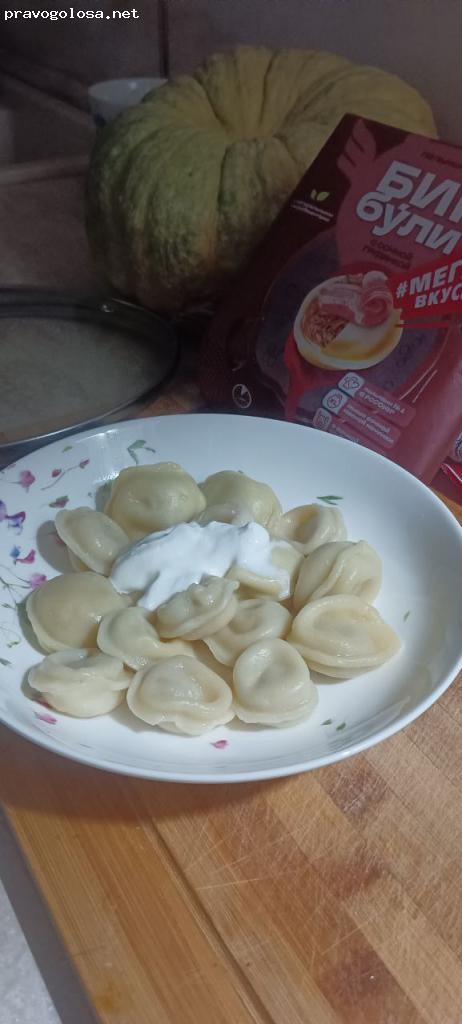 Отзыв на Пельмени Бигбули Горячая штучка с сочной грудинкой