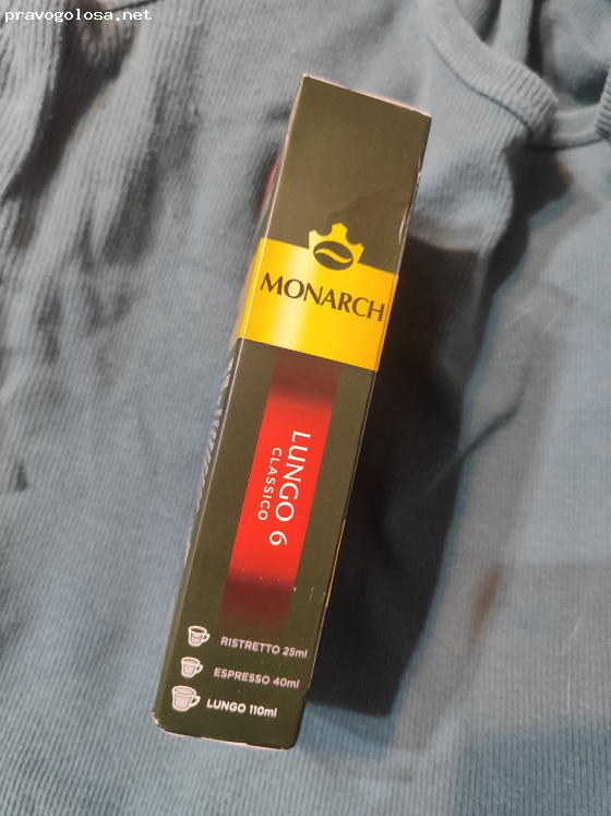 Отзыв на Jacobs капсулы lungo classico 6