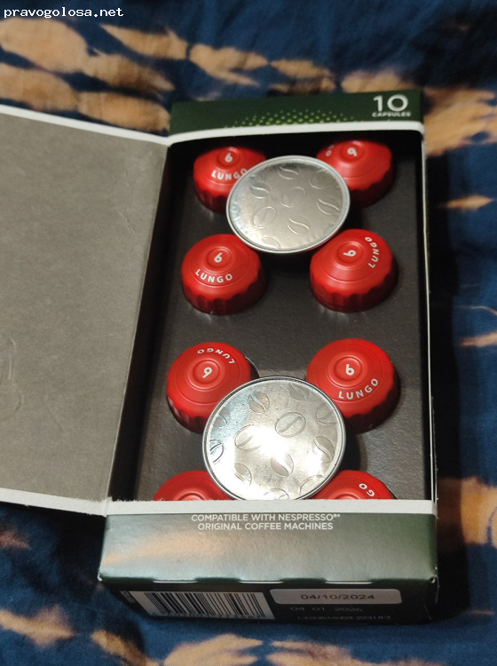 Отзыв на Jacobs капсулы lungo classico 6