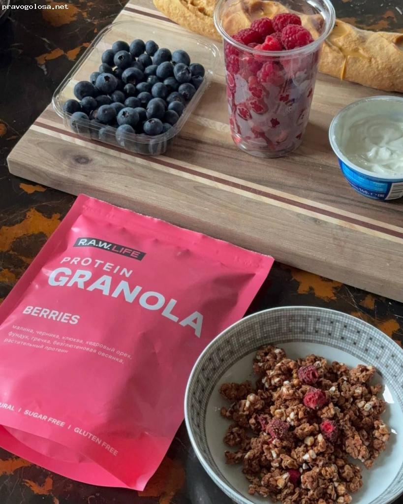 Отзыв на Гранола протеиновая Роулайф R.A.W. LIFE название да ведь?