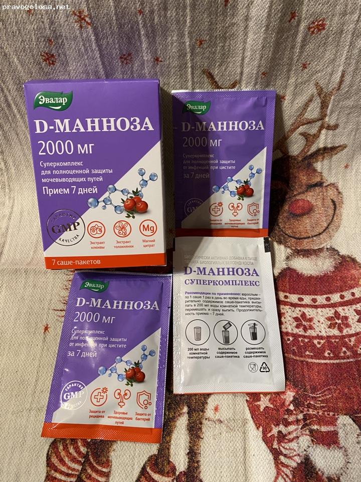 Отзыв на D-МАННОЗА Суперкомплекс Эвалар