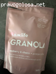 Протеиновая гранола «protein granola» малина-шоколад от r.a.w. life отзывы