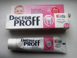 Детская зубная паста Doctor Proff Kids 0-3