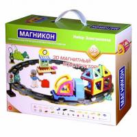 Магнитный конструктор Магникон МК-68 "Электропоезд"