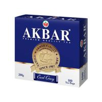 Чай Akbar Earl Grey черный байховый мелкий с ароматом бергамота (Серия медаль)