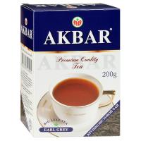 Akbar Earl Grey крупнолистовой черный чай, 200 г