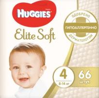 Huggies Elite Soft 4 / 66 pcs