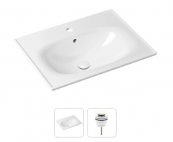 Врезная раковина с донным клапаном Lavinia Boho Bathroom Sink 21520877